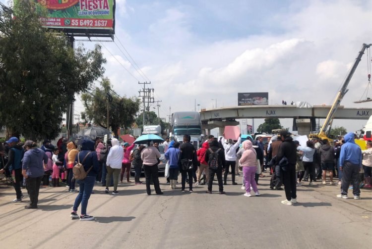 Bloqueos en Chalco podrían reanudarse de no tener pronta solución a inundaciones