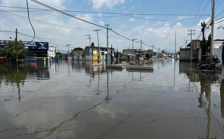 En Chalco Conagua no localiza tapón que mantiene inundaciones desde hace más de 20 días