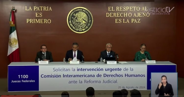 Jueces entregan carta a la CIDH solicitando apoyo contra reforma al Poder Judicial