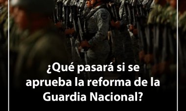 Infografía: Esto pasará con la aprobación de la reforma a la Guardia Nacional