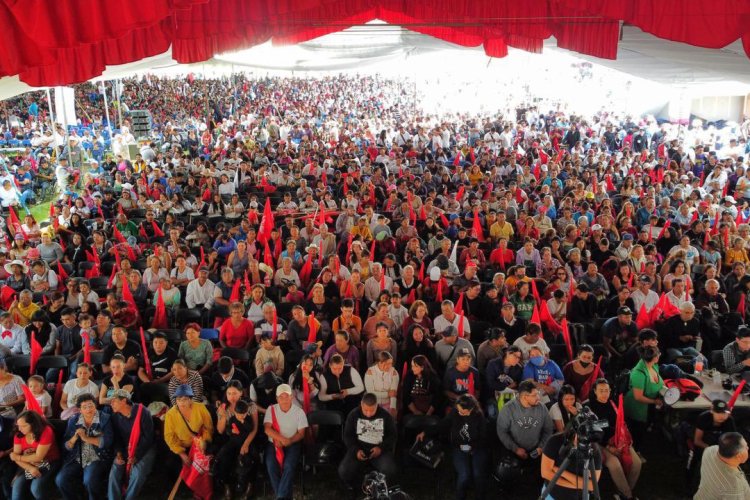 15 mil antorchistas festejaron 36 años de trabajo de Antorcha en Chimalhuacán