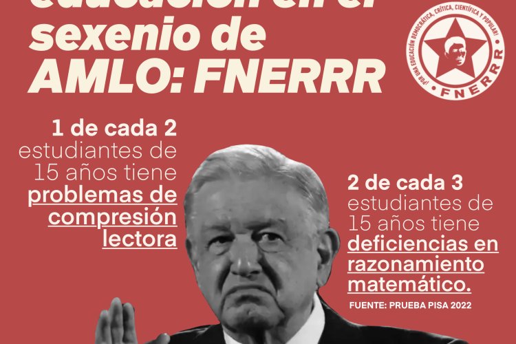 Crisis y retroceso en la educación bajo el sexenio de AMLO: FNERRR