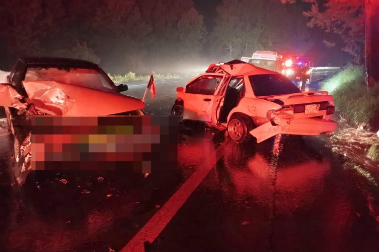 Tormenta causa accidente automovilístico en la carretera Toluca-Zitácuaro