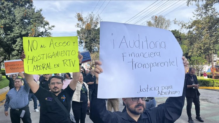 Trabajadores de RTV exigen renuncia de directivos tras muerte de compañero