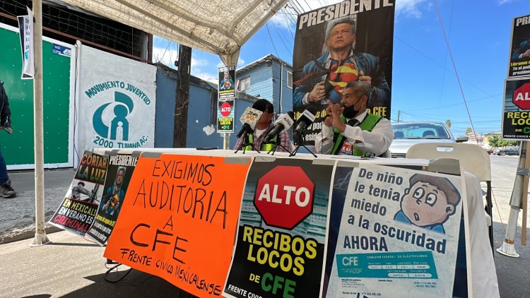 Denuncian mal cálculo en medición de cobro de recibos de luz en Mexicali, BC