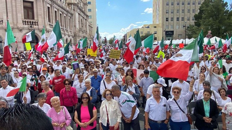 Realizan manifestación ante descontento por la reforma judicial en Chihuahua