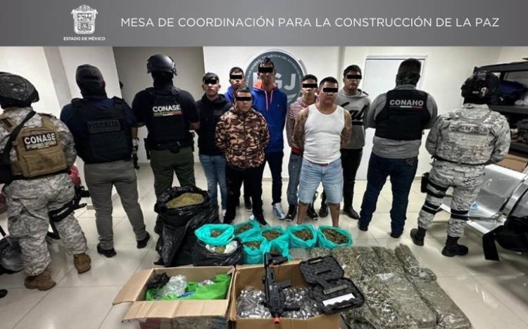 Aseguran más de 100 kilos de droga en Chimalhuacán y Nezahualcóyotl