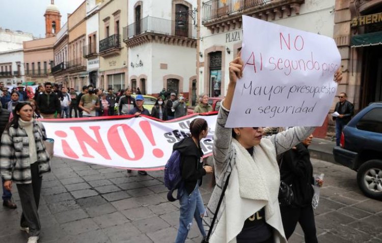 Ciudadanos rechazan construcción de segundo piso en el boulevard en Zacatecas