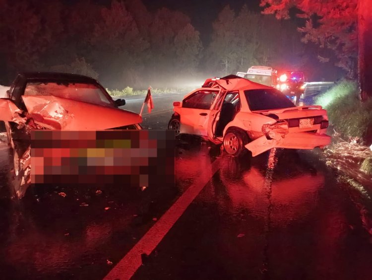 Tormenta causa accidente automovilístico en la carretera Toluca-Zitácuaro