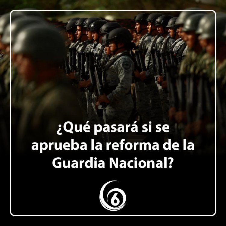 Infografía: Esto pasará con la aprobación de la reforma a la Guardia Nacional