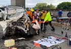 Fuerte accidente vehicular en la México-Puebla deja al menos tres heridos