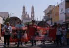 Madres buscadoras realizan marcha por un alto a la violencia en Culiacán, Sinaloa