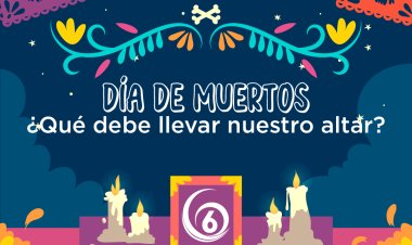 Infografía: Qué debe llevar nuestro altar de Día de Muertos