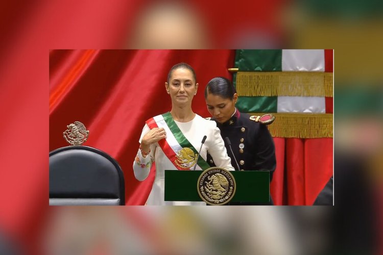 Claudia Sheinbaum toma protesta como la primera presidenta de México