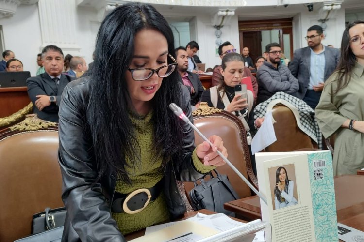 Hermana de líder balaceada en el centro de la CDMX se pronuncia en Congreso Local sobre el atentado