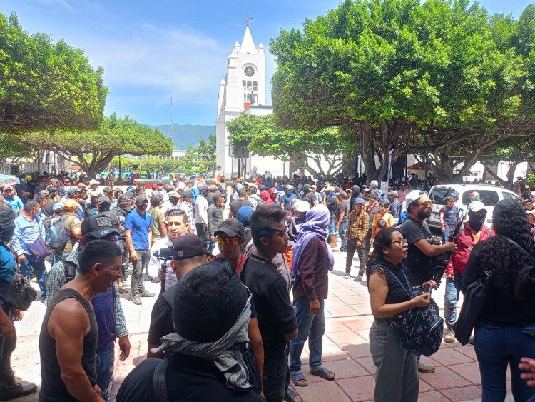 Manifestantes de Pantelhó dan 24 horas para solucionar conflicto poselectoral