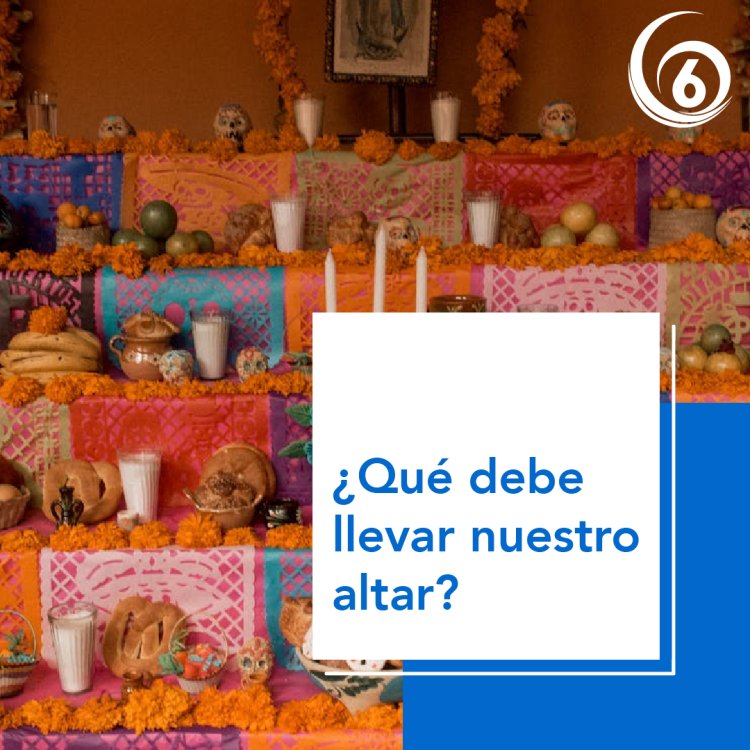 Infografía: Qué debe llevar nuestro altar de Día de Muertos