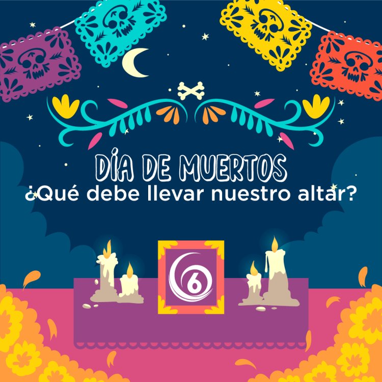 Infografía: Qué debe llevar nuestro altar de Día de Muertos