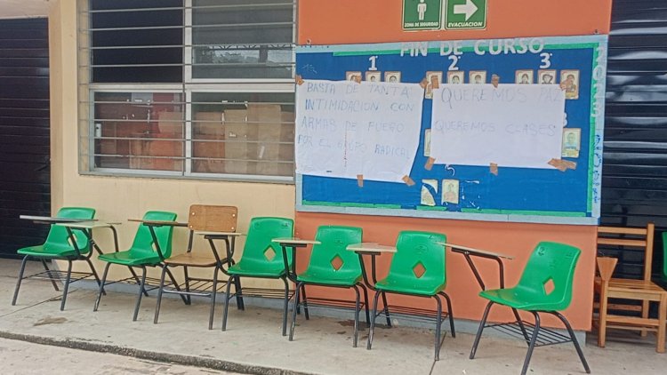 Niños del Corralito en Oxchuc, Chiapas exigen regresar a clases tras ataque armado a su escuela