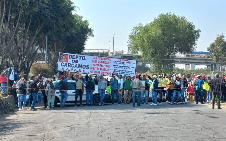 Trabajadores del Suteym Ecatepec realizan bloqueos por incumplimiento de acuerdos del ayuntamiento