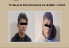 Detienen a dos sujetos por presuntamente robar con violencia una tienda en Nezahualcóyotl