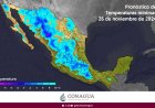 Continuarán bajas temperaturas y lluvias ocasionadas por el frente frío 11