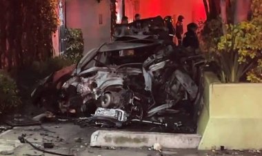 Muere conductor calcinado en la Miguel Hidalgo luego de accidente vial