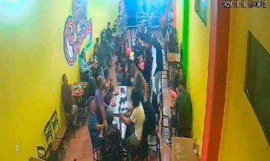 Video: Captan momento de asalto a taquería en Cuernavaca, Morelos