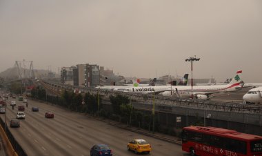 Por neblina suspenden vuelos en el Aeropuerto de la CDMX