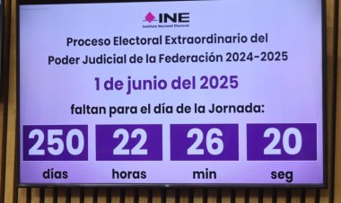 Concluye plazo para registro de postulantes a candidaturas del Poder Judicial