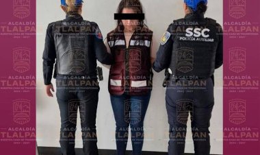 Detienen a presunta extorsionadora que fingía ser trabajadora de gobierno en Tlalpan