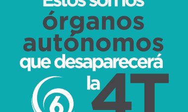 Infografía: Estos son lo órganos autónomos que desaparecerá la 4T