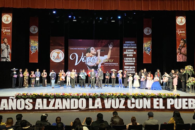 Realizan antorchistas Concurso de Voces y Coros en Pachuca, Hidalgo