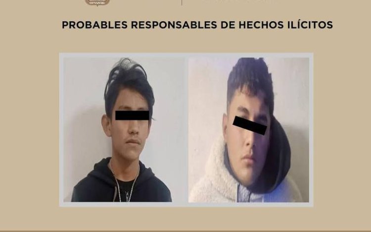 Detienen a dos sujetos por presuntamente robar con violencia una tienda en Nezahualcóyotl