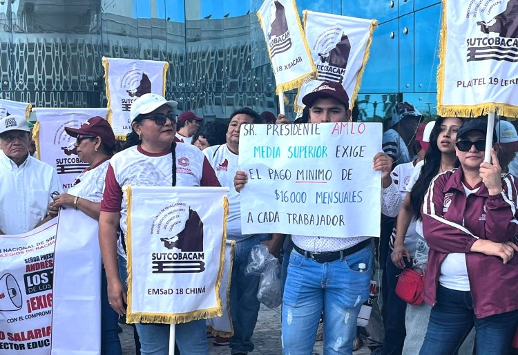 SUTCOBACAM anuncia marcha para el 15 de noviembre en Campeche