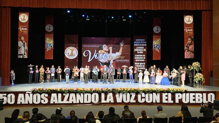 Realizan antorchistas Concurso de Voces y Coros en Pachuca, Hidalgo