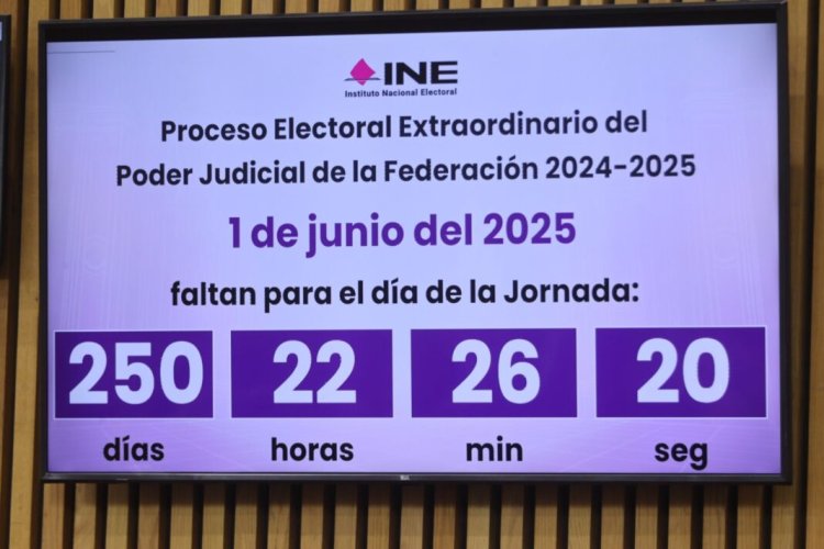 Concluye plazo para registro de postulantes a candidaturas del Poder Judicial