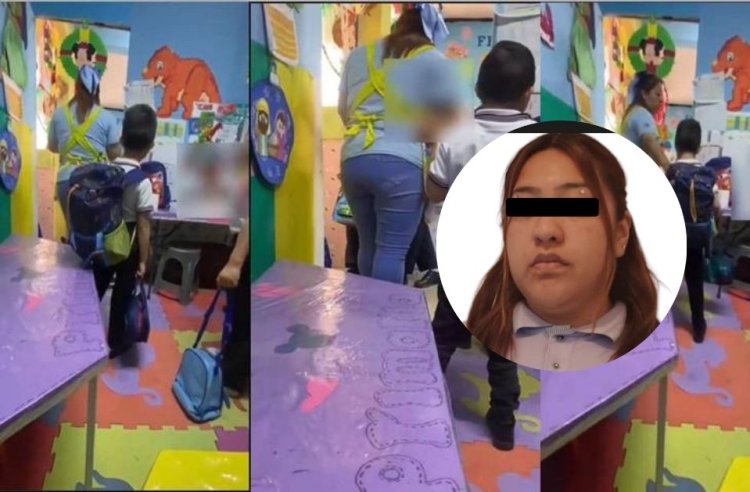 Detienen a maestra por presunto maltrato a un menor de edad en Coacalco