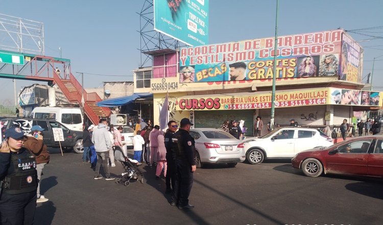 Realizan bloqueo en Chimalhuacán por desaparición de joven de 20 años