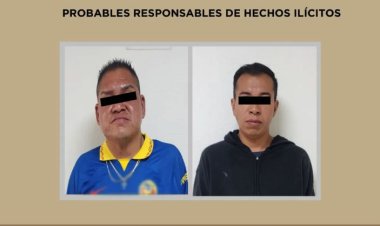 Detienen a dos presuntos extorsionadores de negocios en Chimalhuacán, Edomex