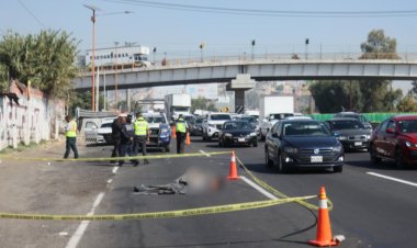 Hombre en situación vulnerable muere al ser atropellado en la México-Pachuca