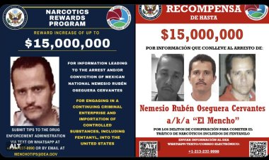 Aumentan recompensa en EEUU por “El Mencho”, líder del CJNG