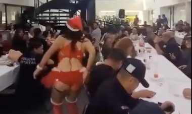 Policías de Córdoba celebran con stripper su posada navideña