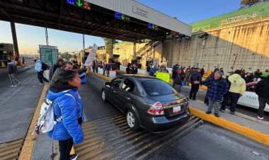 Trabajadores de Ecatepec retoman protestas tras incumplimiento del gobierno del Edomex del pago de sus prestaciones