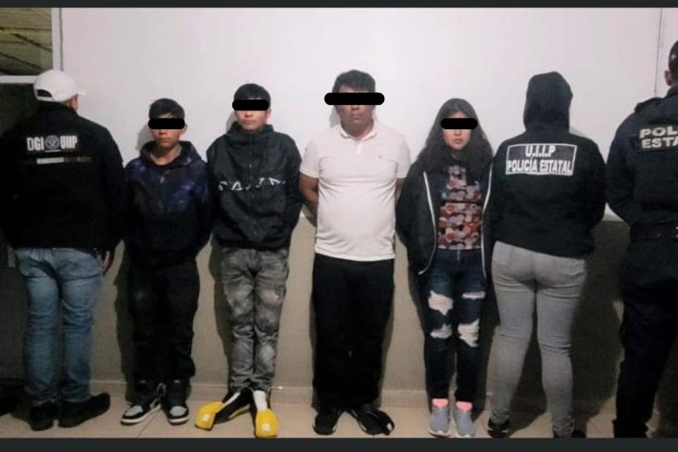 Desmantelan presunta banda de asaltantes y vendedores de droga en Chimalhuacán.