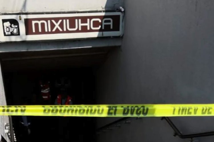 Hombre muere electrocutado al caer en las vías del Metro Mixiuhca