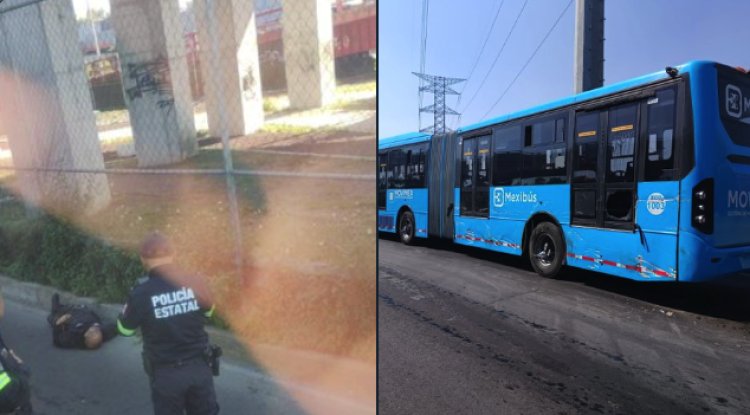 Muere hombre tras ser atropellado frente a estación del Mexibús en Ecatepec