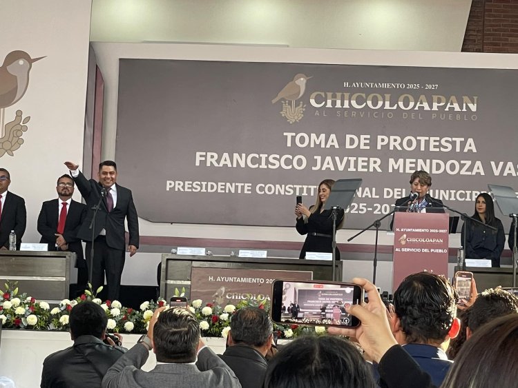 Toma protesta Francisco Javier Mendoza Vásquez como edil de Chicoloapan