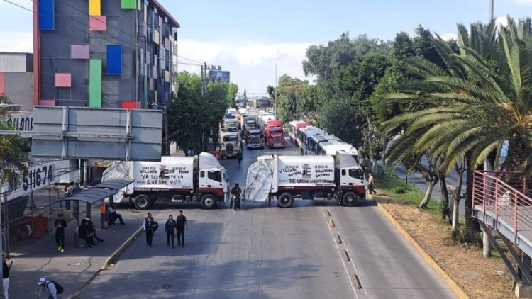 Continuarán bloqueos en Ecatepec ante falta de acuerdo de trabajadores y autoridades del Edomex