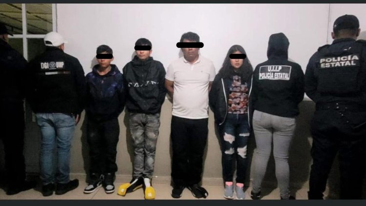 Desmantelan presunta banda de asaltantes y vendedores de droga en Chimalhuacán.